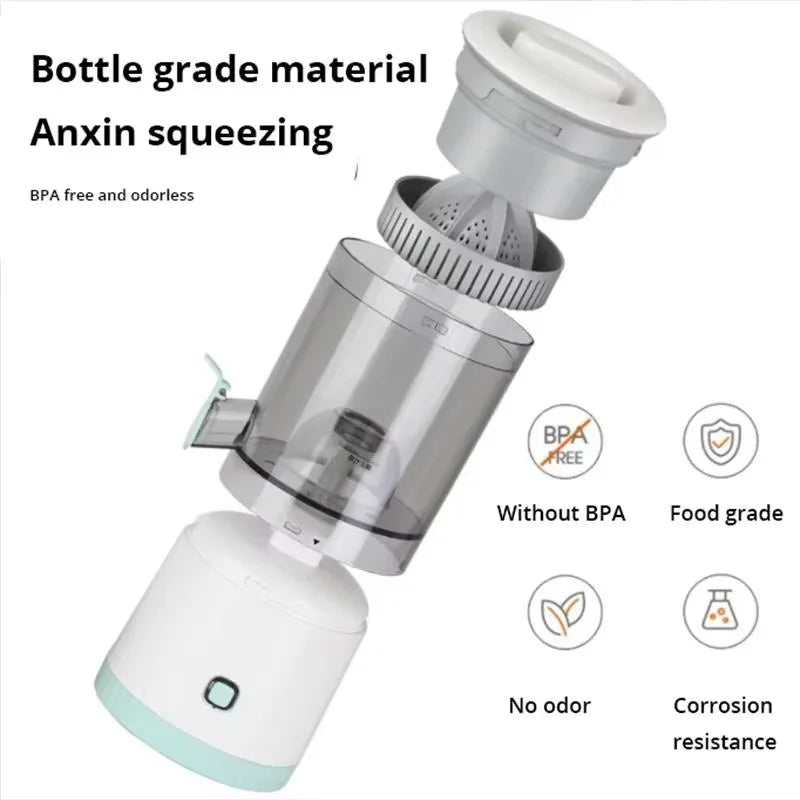 Portable Usb Automatic Juicer Small Multifunctional Juice Residue Separation And Charging Bidirectional Spiral Juicer Cup