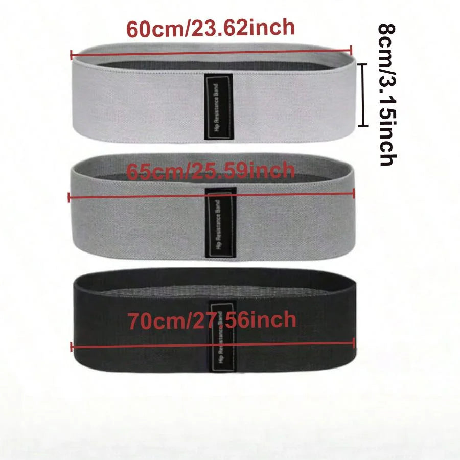 Fabric Resistance Hip Booty Bands Glute Thigh Elastic Workout Bands Squat Circle Stretch Fitness Strips Loops Yoga Gym Equipment