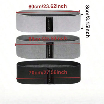 Fabric Resistance Hip Booty Bands Glute Thigh Elastic Workout Bands Squat Circle Stretch Fitness Strips Loops Yoga Gym Equipment