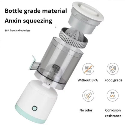Portable Usb Automatic Juicer Small Multifunctional Juice Residue Separation And Charging Bidirectional Spiral Juicer Cup