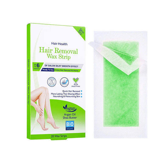 20Pcs/Set Hair Removal Wax Paper Professional Non-permanent Depilatory Body Facial Effective Waxing Cold Wax Strips Paper Women