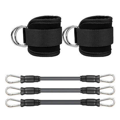 Ankle Straps Resistance Bands Set Fitness Workout Exercise Equipment Ankle Weight Yoga Elastic Fitness Band For Gym Man Woman
