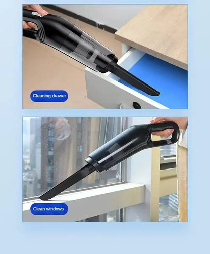 Handheld Home Vacuum Cleaner Rechargeable Portable Vacuum Cleaner Car Home Dual Purpose Wireless Dust Catcher Pet Hair 10000PA