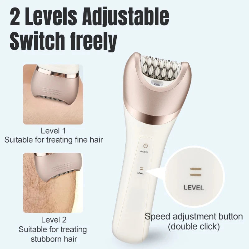 Unicorn6in1Hair trimmers women under are Body Shavers Rechargeable Cordless Electric Skin Hair Epilator Face Hand Legs Underarms