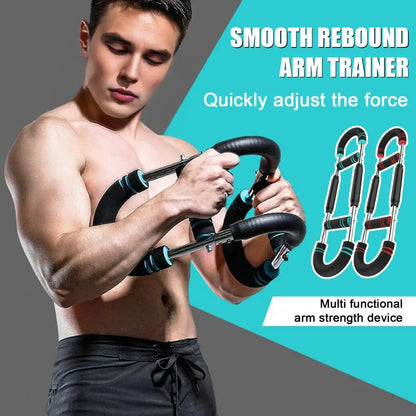 Twister Arm Trainer 3 Levels Adjustable Resistance Men Chest Workout Equipment Portable Power Twister Bar Arm Workout Equipment