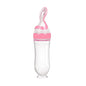 Baby Food Feeder, Silicone Baby Food Dispensing Spoon, 3 Oz Squeeze Feeding Spoons with Suction Cup for Boys Girl Kids Toddlers