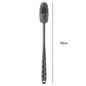 Silicone Milk Bottle Brush Cup Scrubber Glass Cleaner Kitchen Cleaning Tool Long Handle Drink Bottle Glass Cup Cleaning Brush