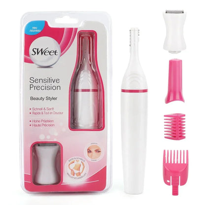 Women Hair Removal Electric Shaving Female Shaving Machine 5 in 1 Multifunction Mini Shaver Trimmer Razor for Eyebrow Underarm