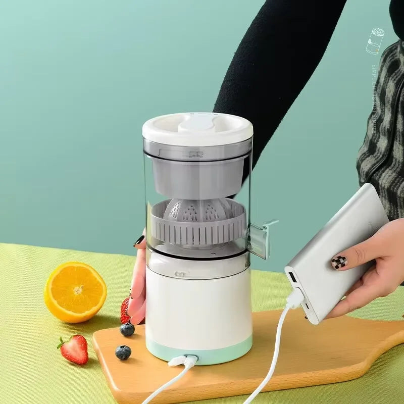 Portable Usb Automatic Juicer Small Multifunctional Juice Residue Separation And Charging Bidirectional Spiral Juicer Cup